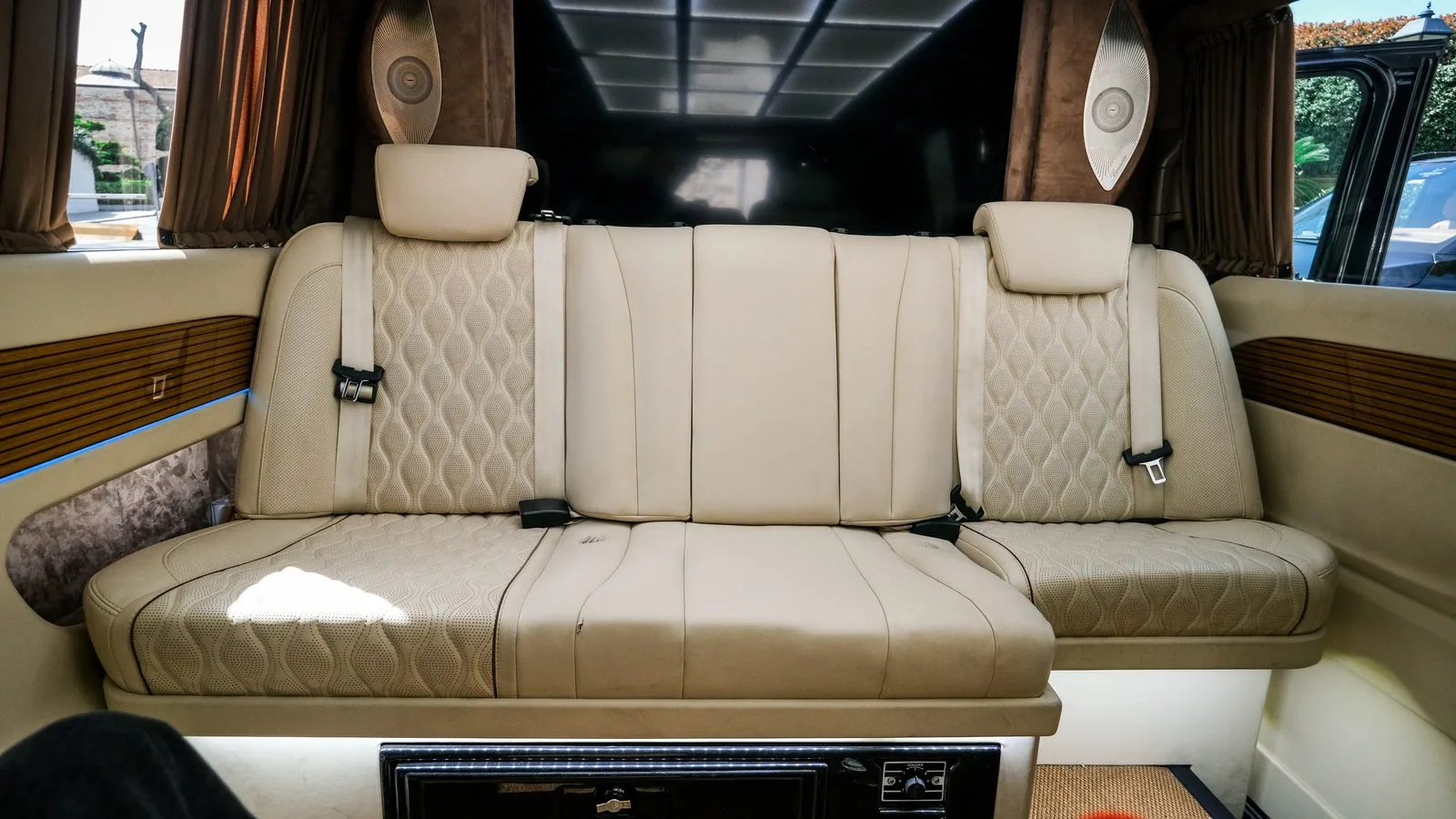 Luggage bay of a Mercedes-Benz Vito V-Class VIP